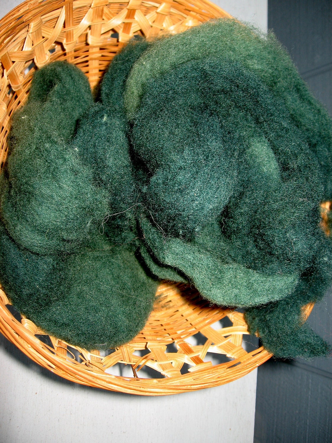 Needle Felting Wool /  Reseda Green, 1 oz.