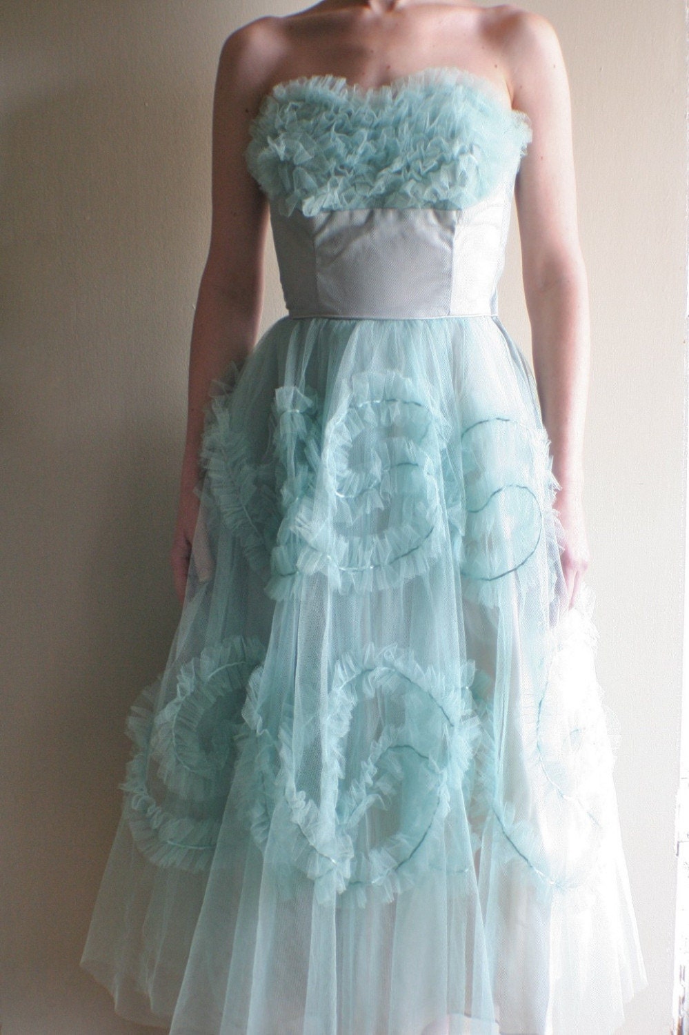 vintage 1950s DREAM dress