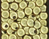 25 Acrylic Miracle Beads - Golden Illusion - 8mm