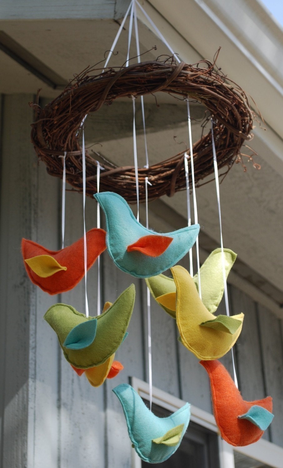 Fall Brights Bird Mobile