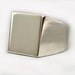 Square mans ring. Sterling silver, size 9 3/4