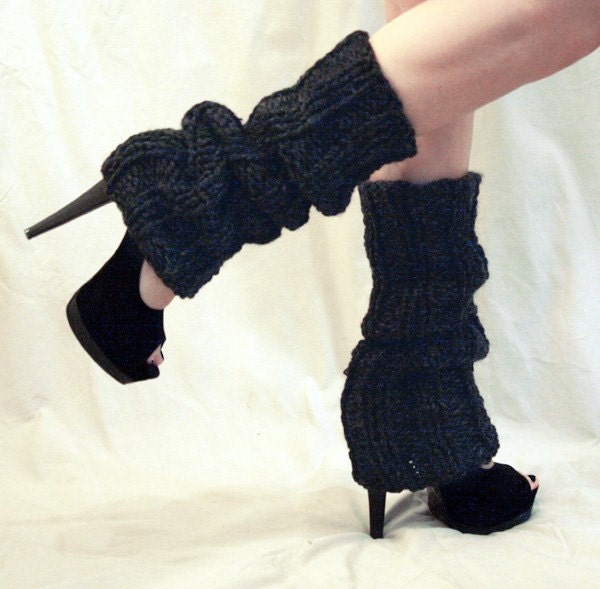 Leg Warmers Charcoal Ultra High or Pick Your Color
