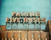 Farine Five Roses - Fine Art vintage Photograph - Montreal landmark series