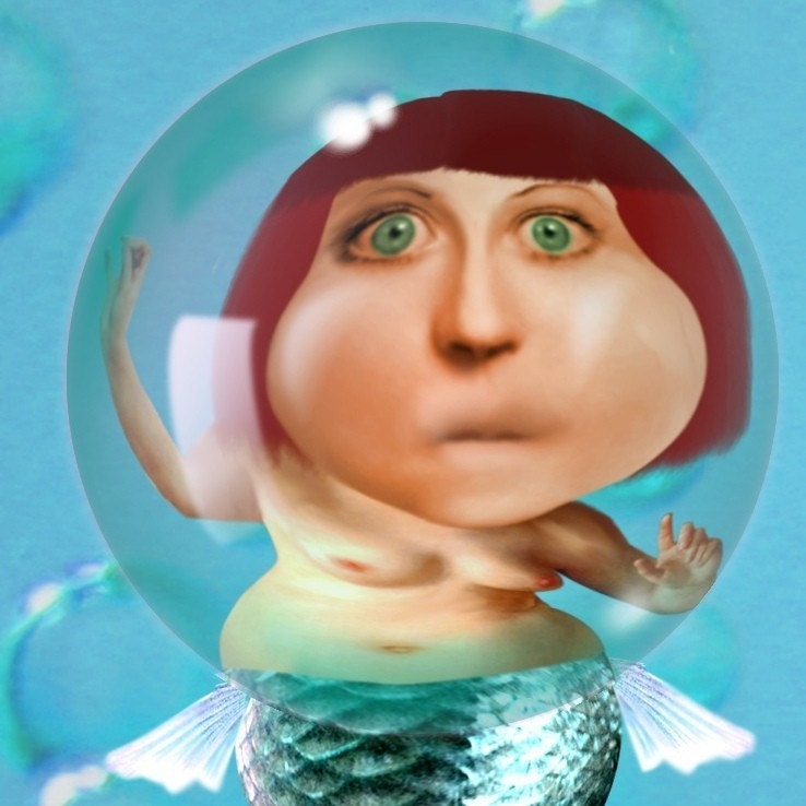 Tiny Mermaid, Minnow Variation  8x10