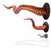 Tentacle Wall Sculpture, Faux Taxidermy,Teal, Rust, Cthulhu, Octopus, Squid, Goth Decor