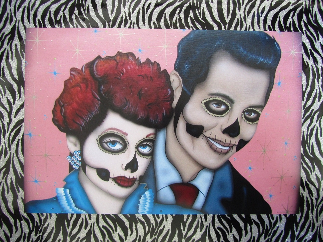 12 X 18 I LOVE Lucy Print By Mrs Lucky Hellcat