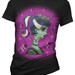 LARGE SIZE Zombie Prom Queen Womans Slim Fit T-Shirt