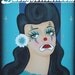 8 x 11 Cry later Pachuca print by original artist Mrs Lucky Hellcat
