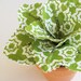 Fabric Leaf Potted Plant - Avocado Green Tiles Spring Succulent