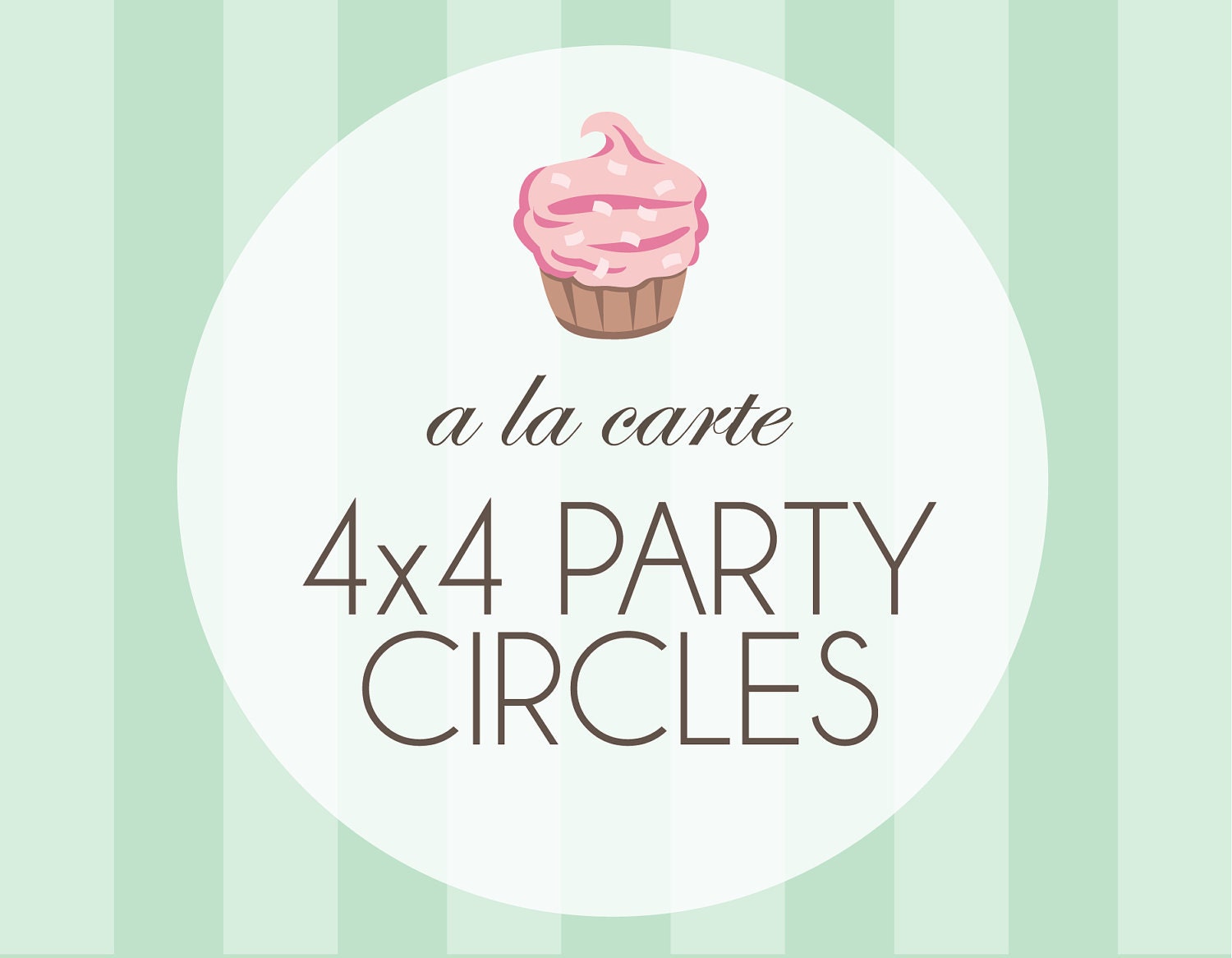 Printable 4x4 Party Circles Il_570xn