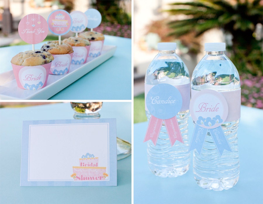 Custom Cake Pink Bridal Shower Party Invitation