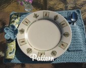 Classy Crochet Placemats, PDF PATTERN