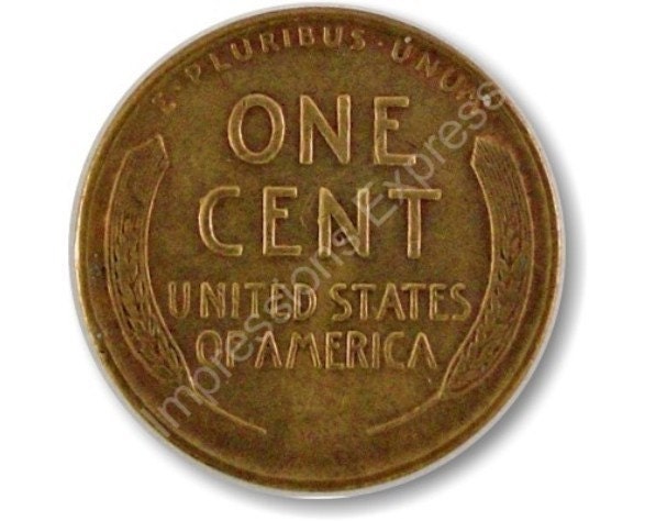 Wheat Penny Coin Round Mousepad