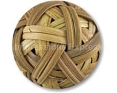 Wicker Ball Round Mousepad