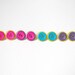 HAPPY BUTTON ear studs posts (Limited Edition), last 2 pairs