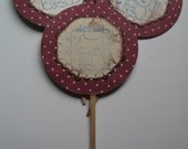 What a Hoot Owl Distressed Eco-friendly Party Cupcake Toppers