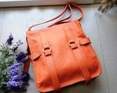 Hand Made Genuine Soft Leather Bag - Made to order