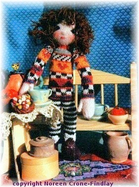 PDF pattern for Knitted Elspeth Doll by Noreen Crone-Findlay