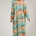 Vintage 80s RAINBOW Duster Pastel WATERCOLOR Embroidered Festival Jacket