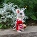 Tha Mad Hatter's Sidekick, Mallymkum, the Dormouse OOAK Needle felted Artist Character Doll