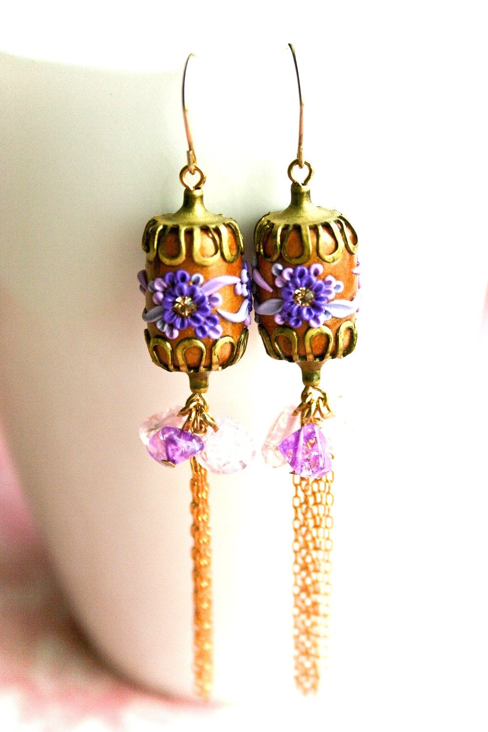 lantern festival - festive lantern earrings