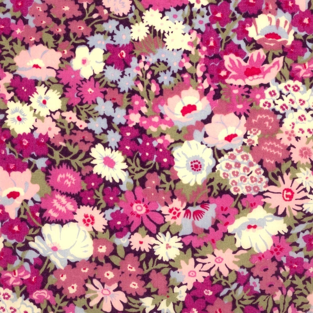 Liberty Fabric Thorpe Purple Fat Quarter