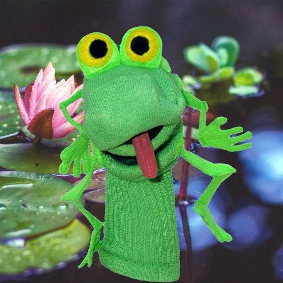 Frog Sock Puppet