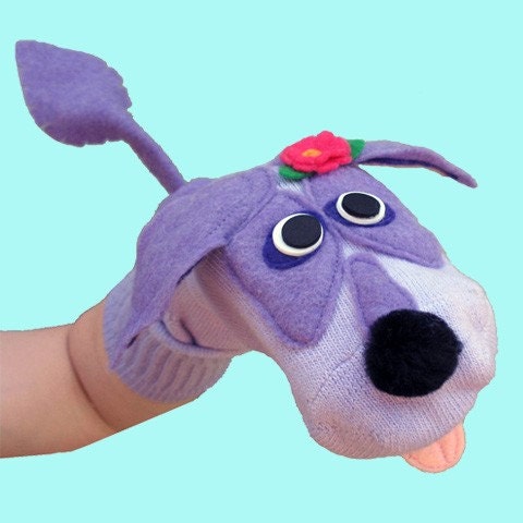 Dog Sock Puppet