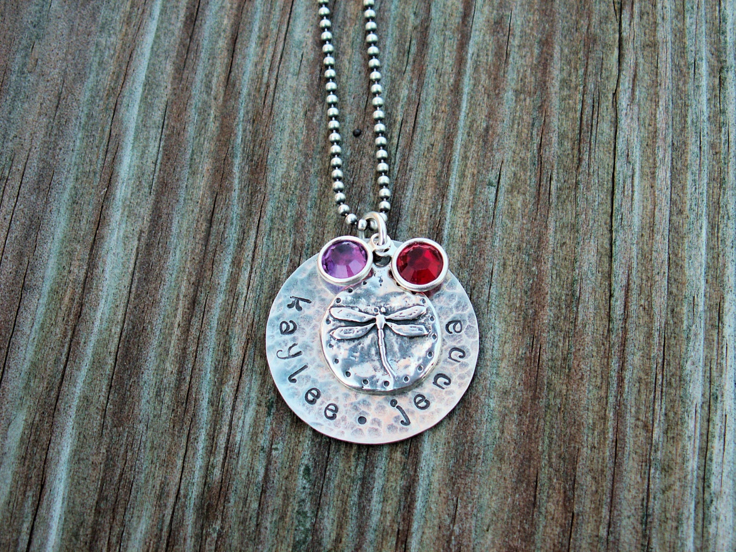 Personalized Mothers Birthstone Necklace