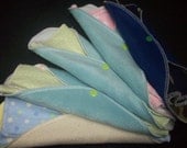 Set of 5 MamaBear LadyWear Quick-Dry cloth menstrual pads COTTON VELOUR - Heavy/Overnight/Post Partum