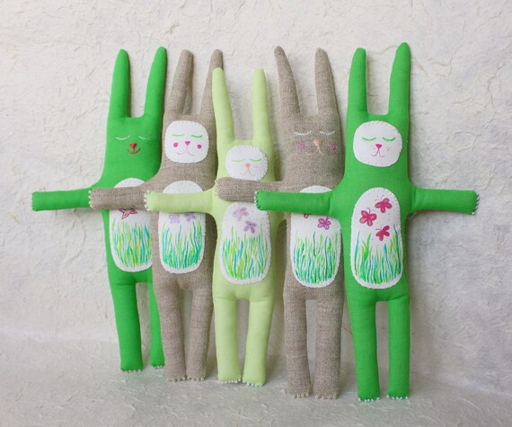 Bunny with Butterflies in the stomach