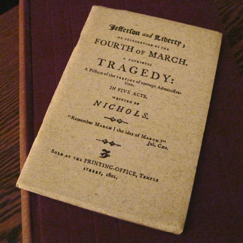 Jefferson and Liberty J Nichols 1801 Rare  Edition 1965