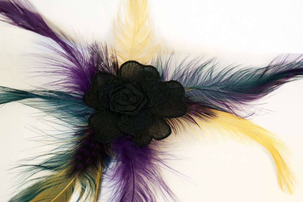 Punk Love Feather clip