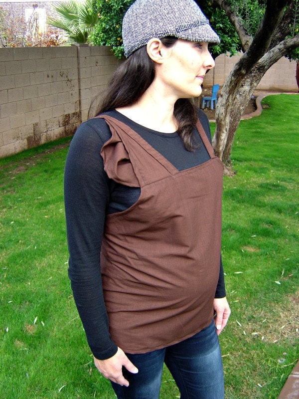 Maternity Clothing/Post Maternity-Romper Top-Adjustable Sizing in Side Shoulder Style-Choose Your Color-Size XS-L