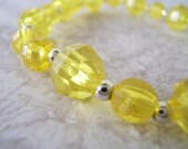 School Colors II - vintage beads bracelet