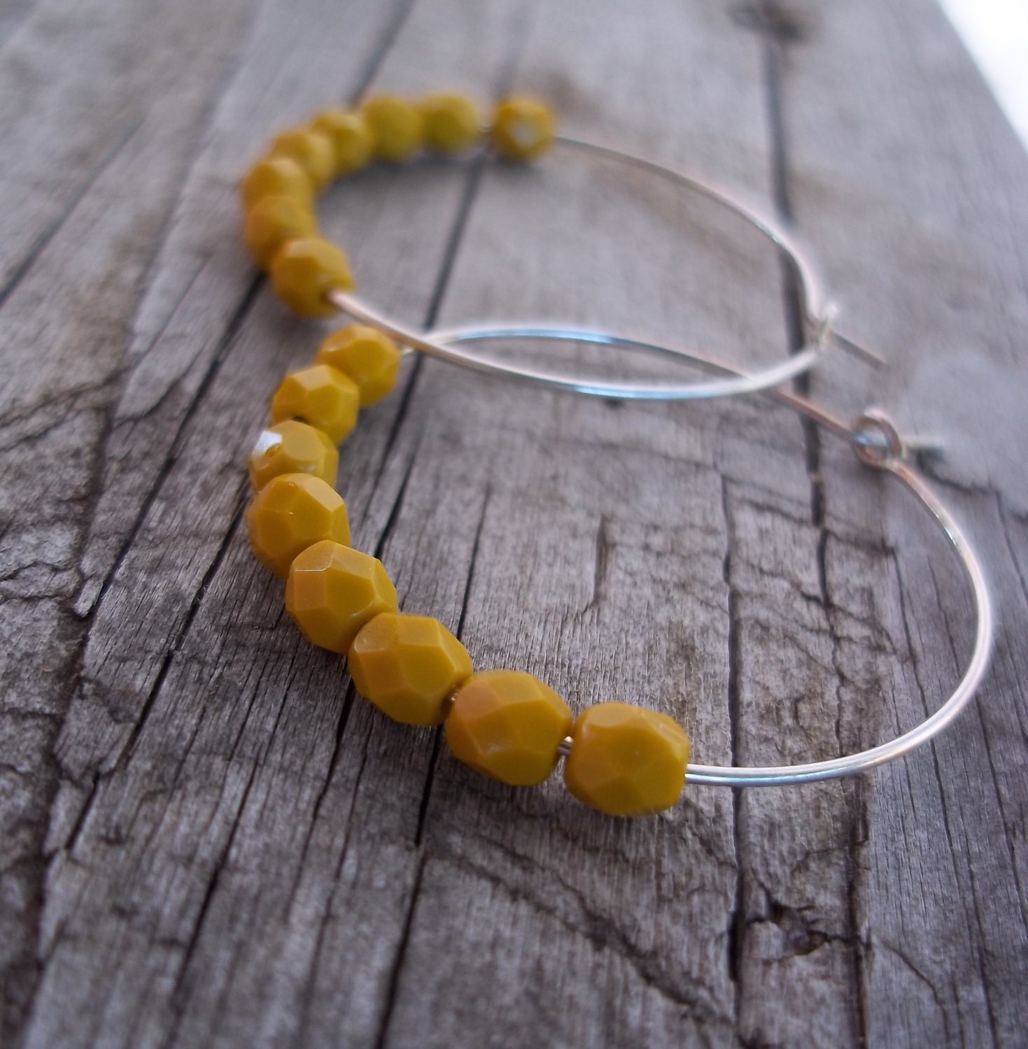 Goldenrod Hoops earrings
