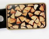 Lumberjack Belt Buckle Mens