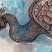 Original Peacock / Bird / Animal Art Ink Painting