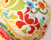 Soft Ball with a Rattle Inside - Sunny Pop Garden - Small