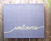50 off - Welcome Floor Mat  27in x 32in