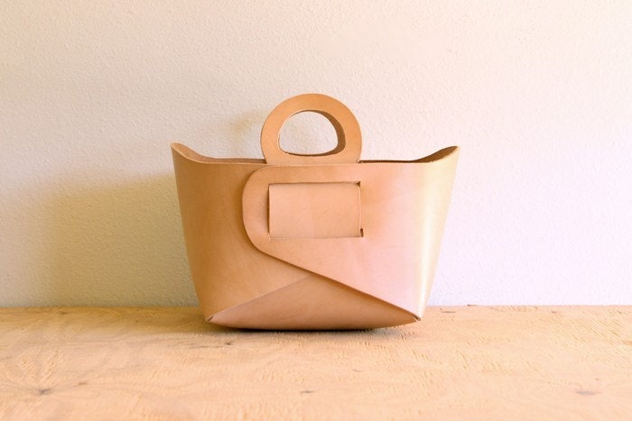 Leather Storage Tote