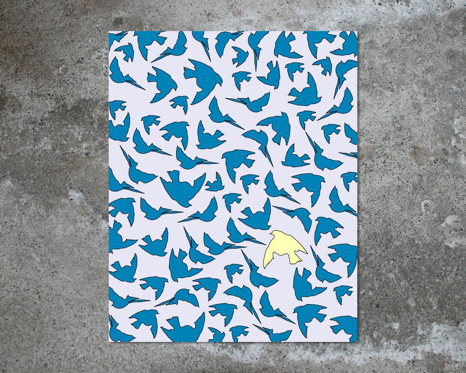 LOST IN A CROWD 8x10 archival print