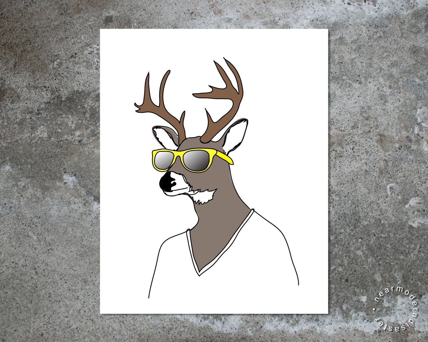 SUMMER DEER 8x10 archival print