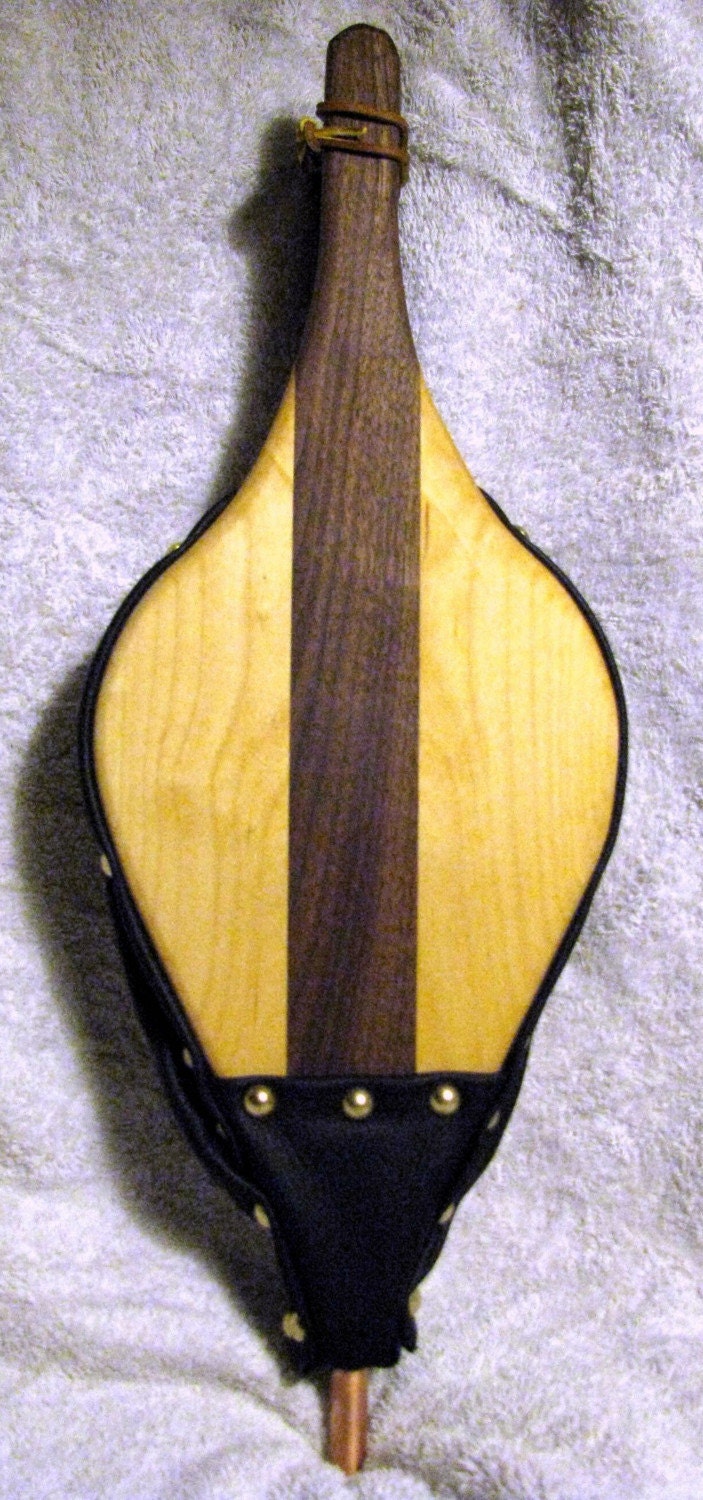 Fireplace Bellows--Original Contrasting Woods