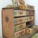 Cigar Box Cabinet, Amazing One of a Kind Antique Decor