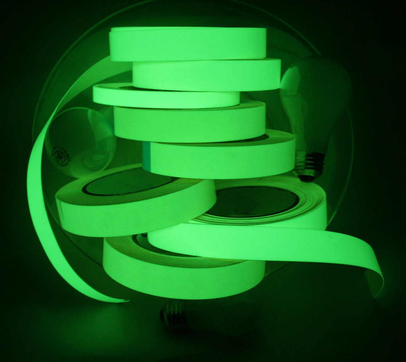 Add Photoluminescent 12 Hour GLoW TaPE to AnY Hoop Mamas Hula Hoop - MaKe YoUr HoOp GLoW In ThE DaRK (NOT SOLD SEPARATELY).
