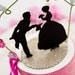 Just for Fun Silhouette Wedding Topper reserved for Michelle