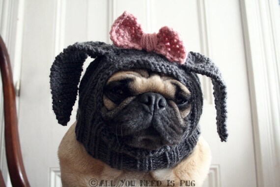 Dog Hat - Little Lady Rabbit Hat - Custom and Made to Order