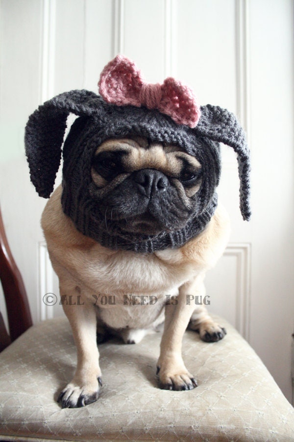 Dog Hat - Little Lady Rabbit Hat - Custom and Made to Order