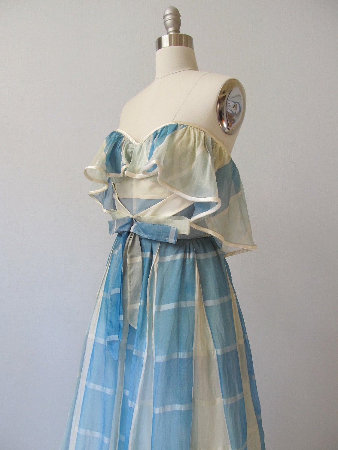 vintage Prom Dress / Formal Gown / Party Dress / Pool House